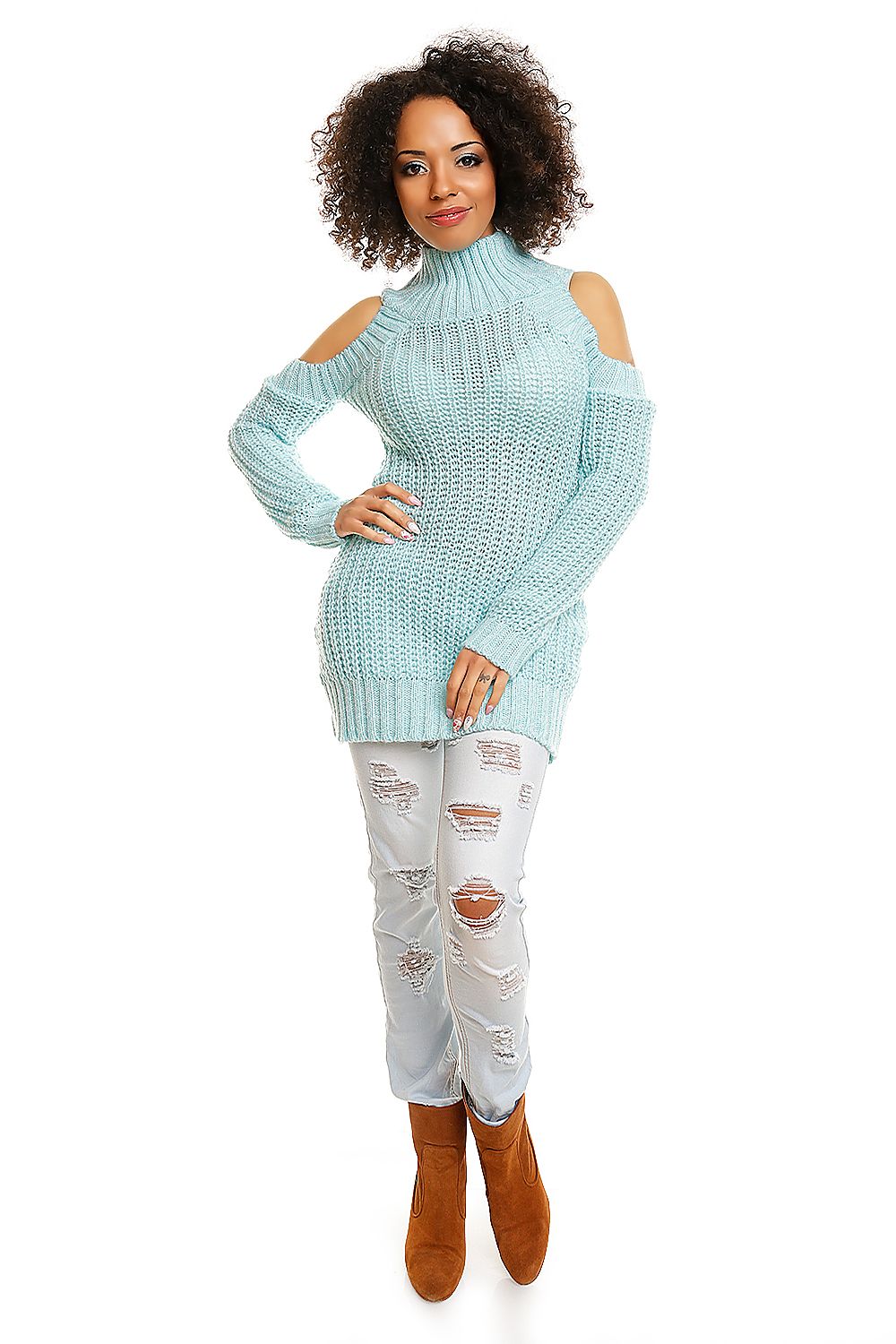 dikke trui model 84344 PeeKaBoo
